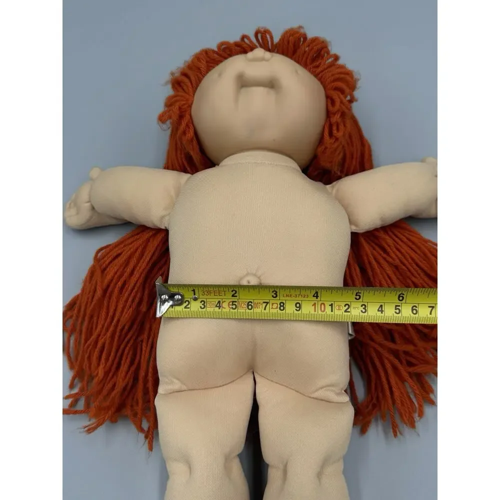 Vintage 1982 Cabbage Patch Kids Doll Red Orange Hair Blue Eyes Dimples Caleco
